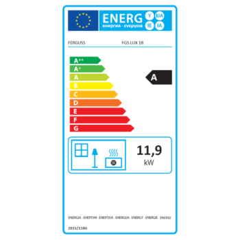 Warnex Ferguss FG18 beépíthető öntvény kandalló betét 11,9 kW