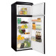 Snaige FR24SM-PRJ30E30 Retro FEKETE felülfagyasztós kombinált hűtőszekrény FR24SM