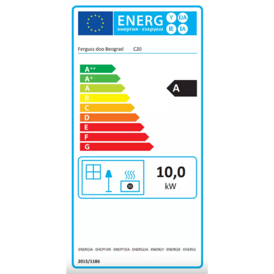 Ferguss FG20/C20 kandallóbetét 10kW csúcskategóriás készülék