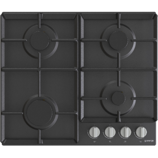 Gorenje G641EXB beépíthető gáz főzőlap, 60x52x13 cm, fekete