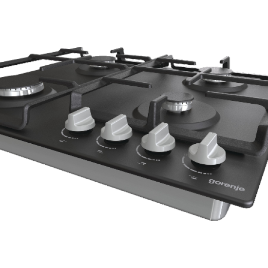 Gorenje G641EXB beépíthető gáz főzőlap, 60x52x13 cm, fekete