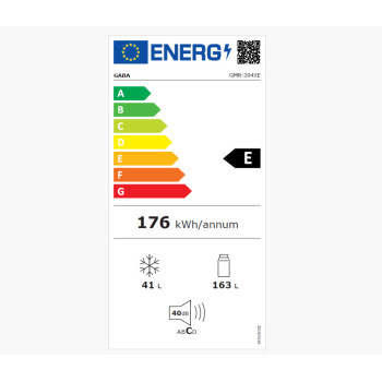 Gaba GMR-204XE inox felülfagyasztós hűtő 143cm