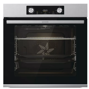 Gorenje BOS6737E13X beépíthető INOX sütő ExtraSteam gőzfunkcióval, "CLICK SYSTEM" áthelyezhető sütősín, 59.5x56.4x59.5 cm