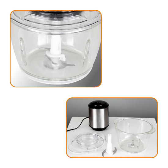 Home HG AP 14 konyhai aprító 1l üvegtállal HGAP14