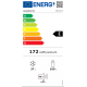 Hausmeister HM3223 E ezüst felülfagyasztós hűtőszekrény 143cm E energiaosztály