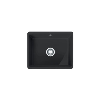 Franke KBK 110-50 Kubus Fraceram kerámia munkalap alá építhető, fekete mosogatótálca,54.5x44.5cm,126.0335.883
