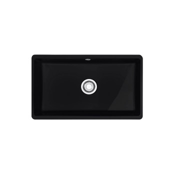 Franke KBK 110-70 Kubus Fraceram munkalap alá építhető kerámia mosogatótálca,74.5x44.5cm,126.0381.512, fekete szín