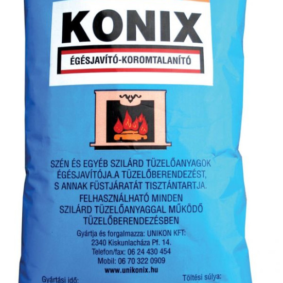 Égésjavító, koromtalanító 1kg KONIX