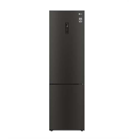 LG GBB62BLFGC alulfagyasztós kombinált hűtőszekrény, DoorCooling+™ és ThinQ™ technológia,Smart Inverter Kompresszor, 203cm magasság,384L