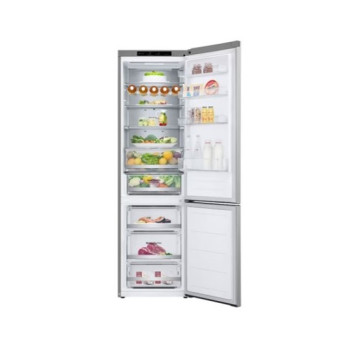 LG GBV7280DPY alulfagyasztós kombinált hűtőszekrény, 203cm magas, Smart Inverter Kompresszor, hamvas matt ezüst