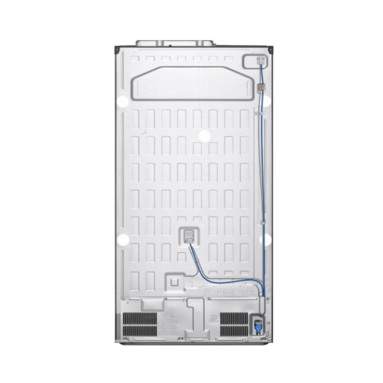 LG GSLV51PZXM Side-by-Side hűtőszekrény, inox színű,416/219L,179cm magasság, Smart Inverter Kompresszor, 