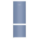 Liebherr CUFB 2831 alulfagyasztós kombinált hűtőszekrény kék 161,2 / 55 / 63 cm