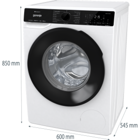 Gorenje WPNA94APWIFI elöltöltős mosógép 9kg, Inverteres Power Drive motorral, gőz és wifi funkcióval, részleges AquaStop, 85x60x61cm