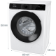 Gorenje WPNA84APWIFI elöltöltős mosógép, WIFI funkcióval, 85x60x54,5 cm, inverteres motorral, 8kg ruhatöltettel, AquaStop, A energiaosztály 