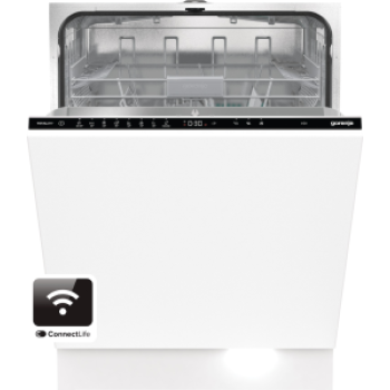 Gorenje GV672C61 teljesen beépíthető mosogatógép 60cm Total Dry funkcióval, 14 teríték, inverter motor, automatikus ajtónyitás funkció 