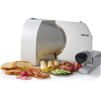 Gorenje R708A PRÉMIUM szeletelőgép, aluminium palást Solingen kés, inox 