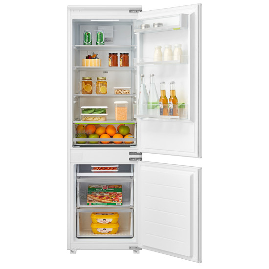 Midea MDRE353FGE01 No Frost beépíthető kombinált alulfagyasztós hűtőszekrény,178.5cm magas