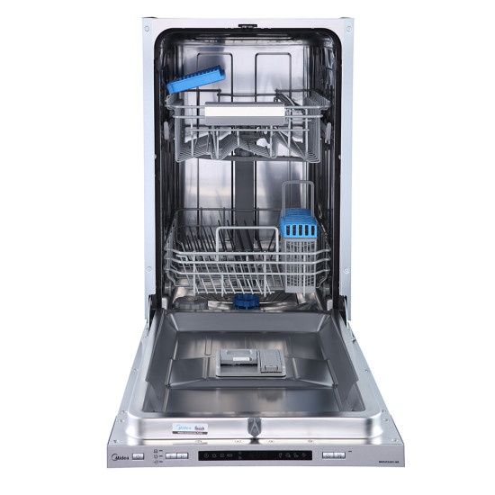 Midea MID45S201-HR beépíthető mosogatógép, 10 terítékes, inox