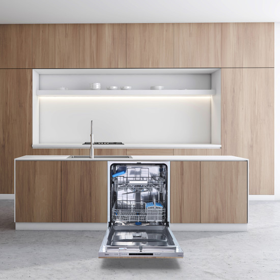 Midea MID60S202-HR beépíthető mosogatógép 14 terítékes, inox