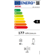 MPM 114cm magas alulfagyasztós kombinált hűtőszekrény MPM-108-KB-43, 114 x 48 x 49 cm, E energiaosztály