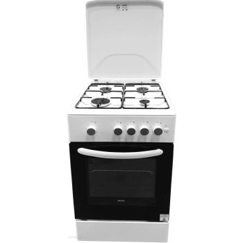 MPM MPM-54-KGF-21 fehér gáztűzhely termosztátos gáz sütővel, szikragyújtás, sütővilágítás