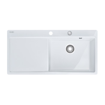 Franke MTK 611-100 Fraceram kerámia gleccser fehér színű mosogatótálca,100x51cm,124.0335.707