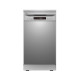 Midea MFD45S200X.2-ES 5év garancia, mosogatógép 10 terítékes, 45 cm, ezüstszürke/inox 