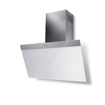 Faber DAISY + WH A80 beépíthető falra szerelhető döntött kürtös konyhai elszívó,80cm,LED világítás