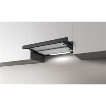 Elica ELITE 14 LUX BL/A/60 beépíthető kihúzható konyhai elszívó,PRF0037991B,festett fekete,60cm széles