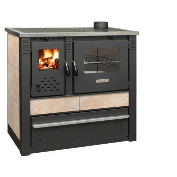 Warnex Panonia sparhelt beige, jobbos kivitel, 10kW 