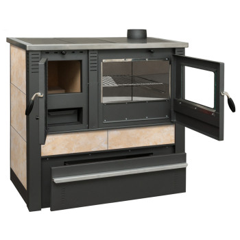 Warnex Panonia sparhelt beige, jobbos kivitel, 10kW 