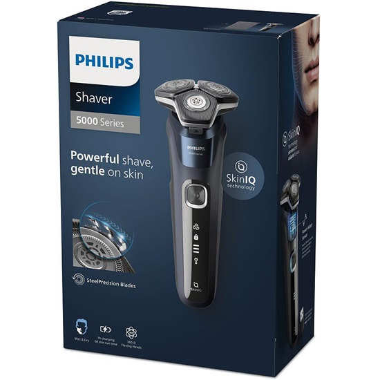 Philips S5885/10 Series 5000 körkéses borotva SkinIQ technológia, nedves/száraz használat