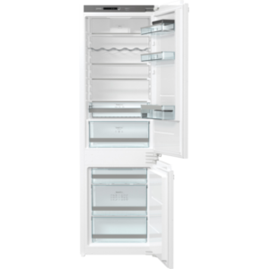 Gorenje RKI2181A1 beépíthető kombinált alulfagyasztós hűtőszekrény, 187/71L 