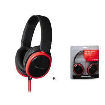 Panasonic RP-HX250 fejhallgató piros