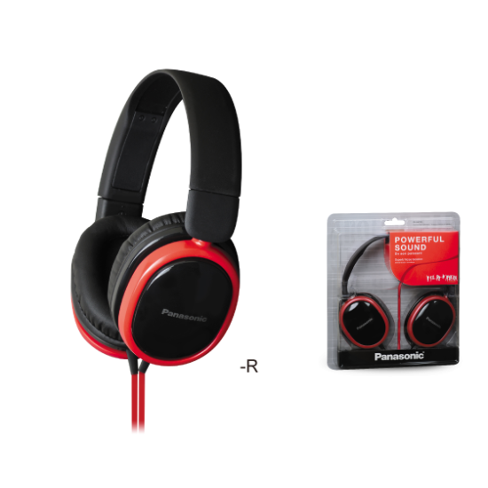Panasonic RP-HX250 fejhallgató piros