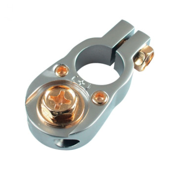 SAL SS1116/P autóakkumulátor csatlakozó, pozitív, aranyozott SS, akku saru