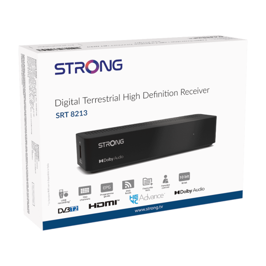 Strong SRT 8213 DVBT-T beltéri egység set top box SRT8213