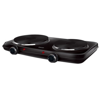 Sencor SCP2254BKEUE4 elektromos főzőlap, 2500W, kétzónás,fekete