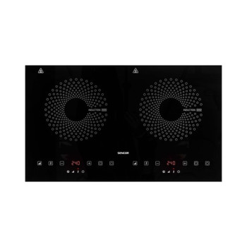 Sencor SCP4601GY kétzónás indukciós üvegkerámia főzőlap, 3400W