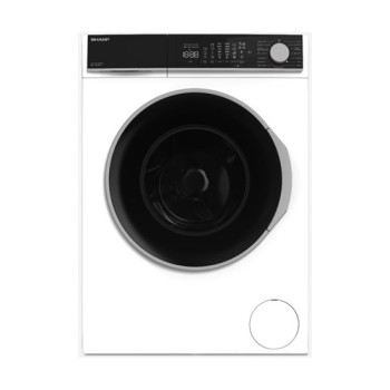 Sharp ESNFL914AWNA elöltöltős mosógép,9kg, inverter, gőz, 59.7x58.2x84.5 cm 