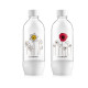 Sodastream Bo Duo Jet 2 x 1 L, virágos palack 
