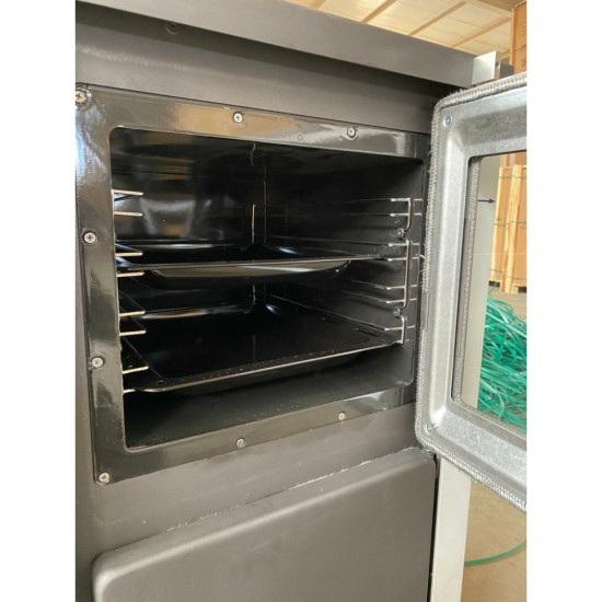 Teba TKS18 inox sparhelt, jobbos