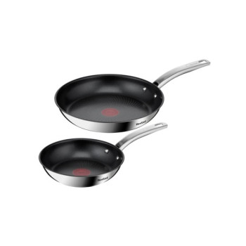 Tefal B817S255 Intuition rozsdamentes acél serpenyő szett 2db 20cm és 26cm-es 