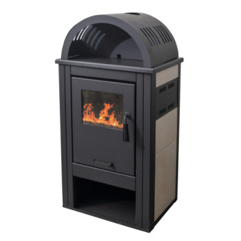 Warnex Termo Elegant LUX bézs 8Kw íves kandalló