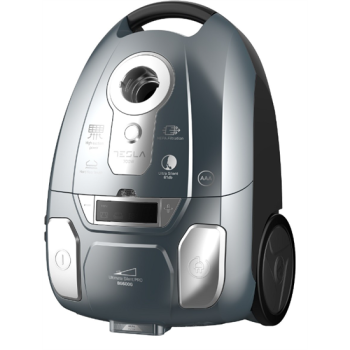 Tesla BG600G porzsákos porszívó 700W, szürke szín 