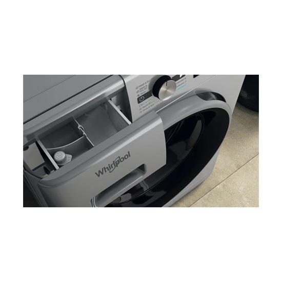 Whirlpool FFWDB 964369 SBSV EE mosó-szárítógép, inverter motor, 9/6kg,inox,540mm mély 
