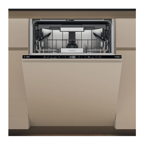 Whirlpool W7I HT40 TS beépíthető mosogatógép 15 terítékes, fekete