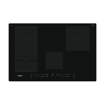 Whirlpool WFS0377NE/IXL beépíthető indukciós főzőlap, 77cm, Zónánkénti premium slider vezérlés