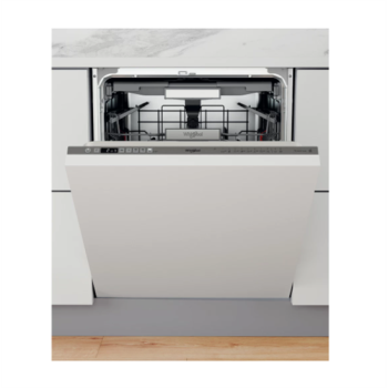 Whirlpool WIO 3O540 PELG teljesen beépíthető mosogatógép inox, 14 terítékes, 3 kosár, automatikus ajtónyitás , 60 cm