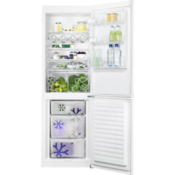 Zanussi ZNLN34EW2 alulfagyasztós kombinált hűtő 185cm